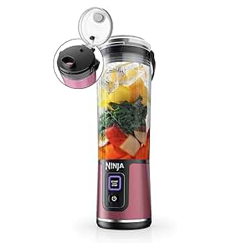 Ninja BLAST ポータブルブレンダー パープル Amazon.com: Ninja Blast Portable Blender, Cordless, 18oz